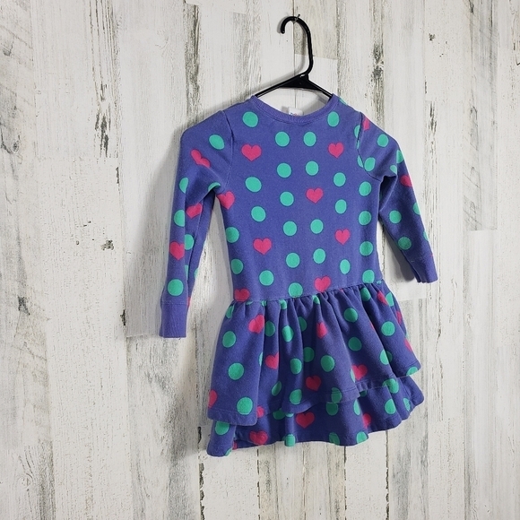 3/$15 Girls circo heart sweater dress size 3T - Picture 5 of 8